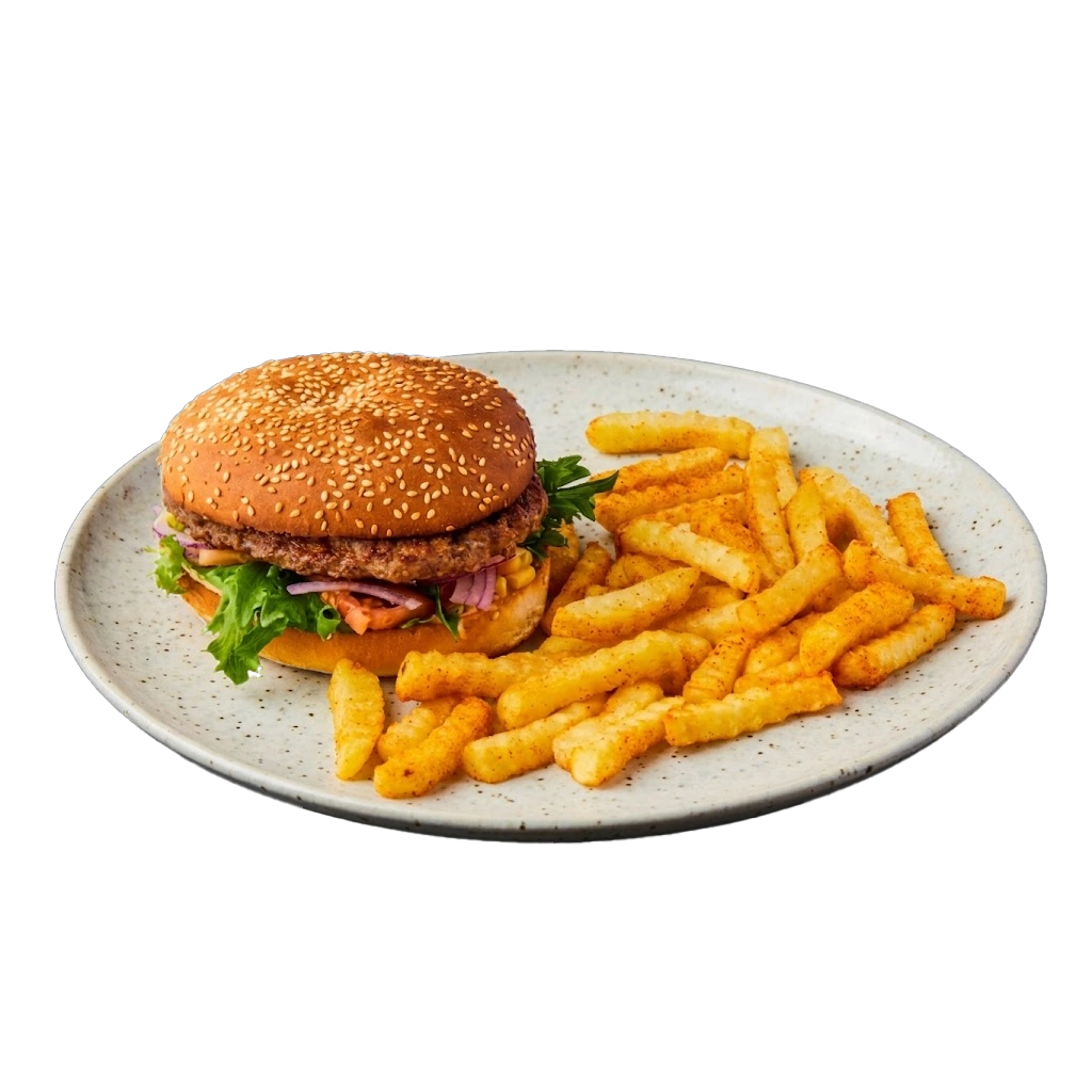 Hamburger platter